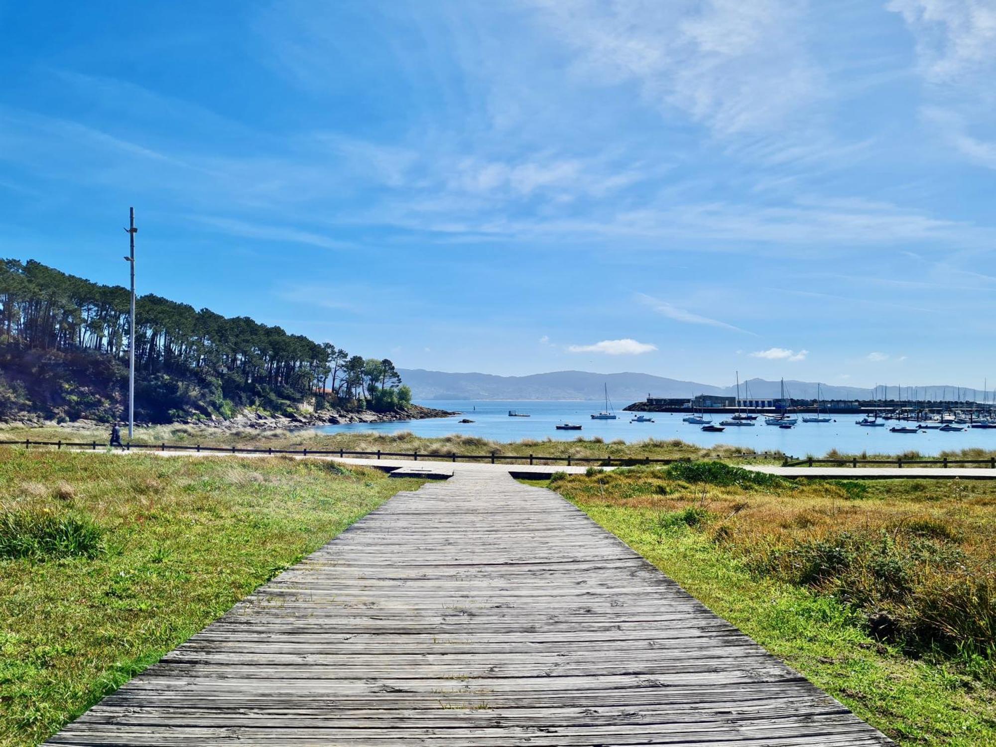 Apartament Apartamento En La Playa! Sanxenxo Zewnętrze zdjęcie